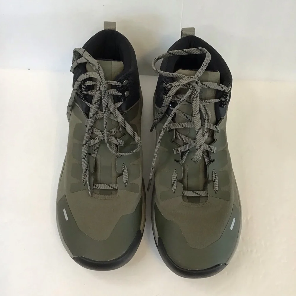 ASCEND Women's Olive Bone-Dry Outdoor Athletic Shoes Vibram Ankle Sneakers 9